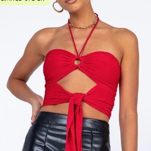 princess polly - red - size 2